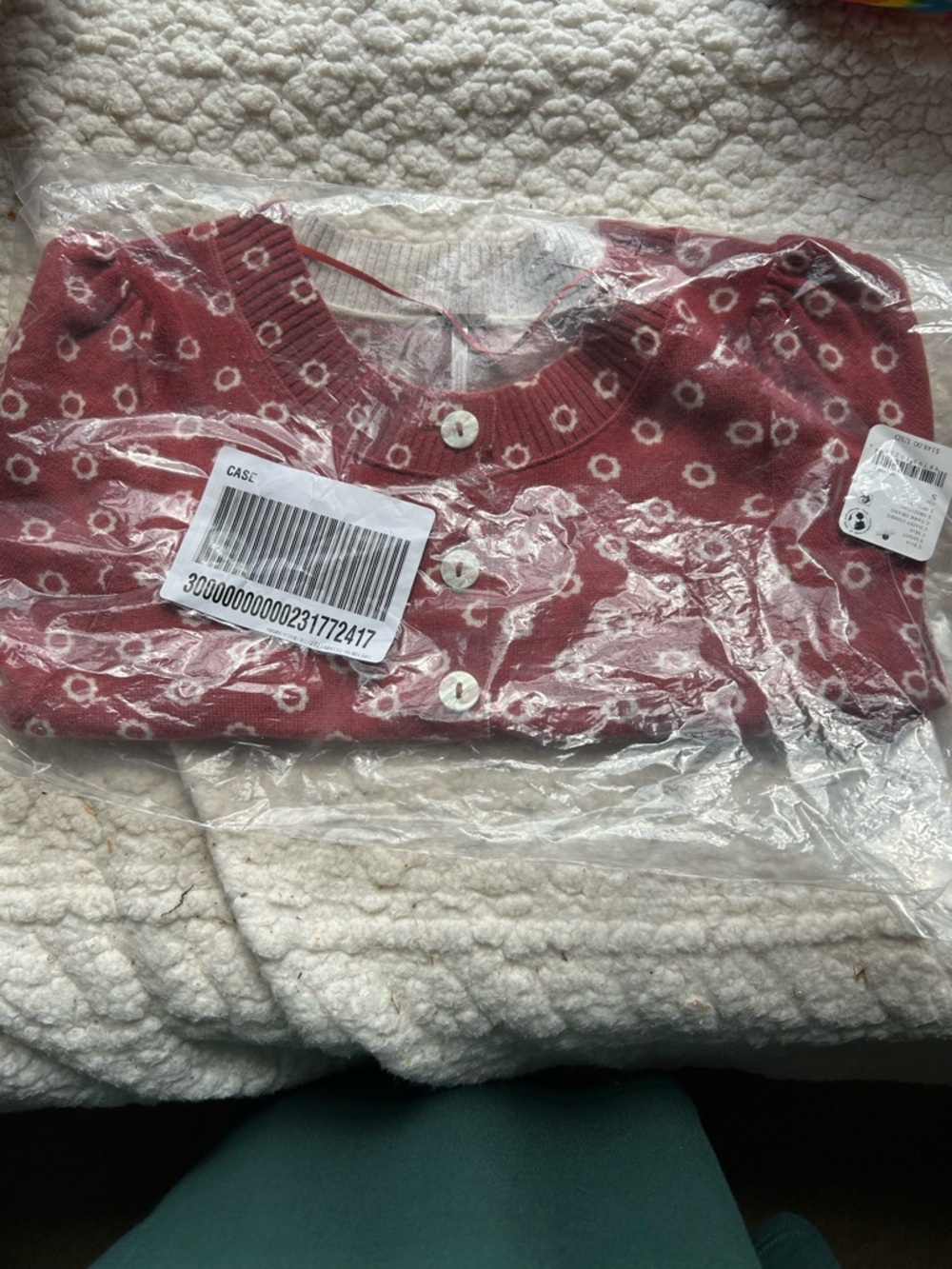 Free People Isla Cashmere Wool Cropped Cardigan NWT Size S XS - Picture 6 of 6